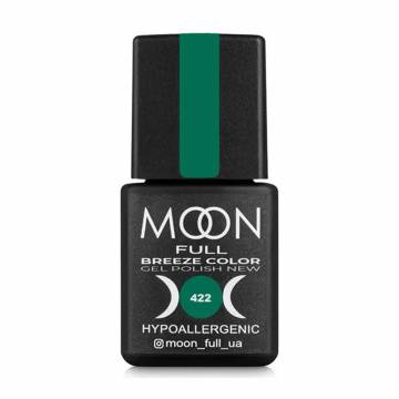 Гель-лак для ногтей Moon Full Breeze Color Gel Рolish 422 Изумрудный, 8 мл Гель-лак для ногтей Moon Full Breeze Color Gel Рolish 422 Изумрудный, 8 мл