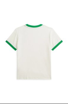 Детская хлопковая футболка Polo Ralph Lauren