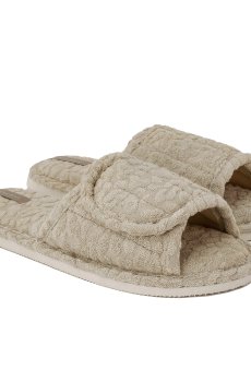 Женские домашние тапочки Twins HS-VL Anna махровые, Beige, размер 40 (26 см)