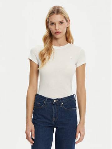 Tommy Jeans Футболка DW0DW20459 Білий Slim Fit Tommy Jeans Футболка DW0DW20459 Білий Slim Fit