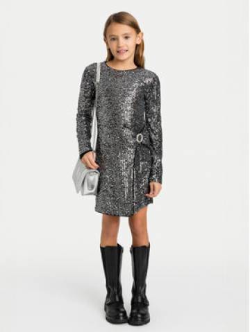 TWINSET Елегантне плаття 242GJ2352 Срібний Regular Fit TWINSET Елегантне плаття 242GJ2352 Срібний Regular Fit