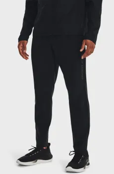 Мужские черные спортивные брюки UA STORM RUN PANT Черный S Under Armour 1376800-001
