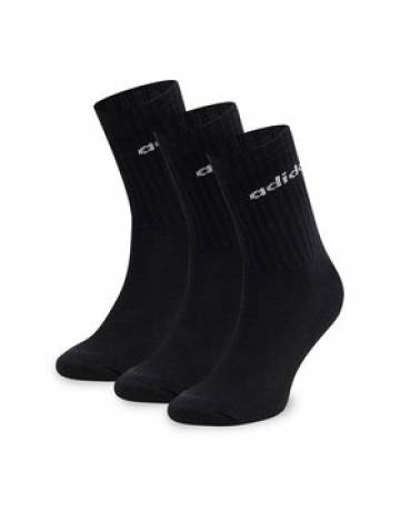 adidas Набір з 3 пар низьких шкарпеток unisex IC1301 3-PACK Чорний adidas Набір з 3 пар низьких шкарпеток unisex IC1301 3-PACK Чорний