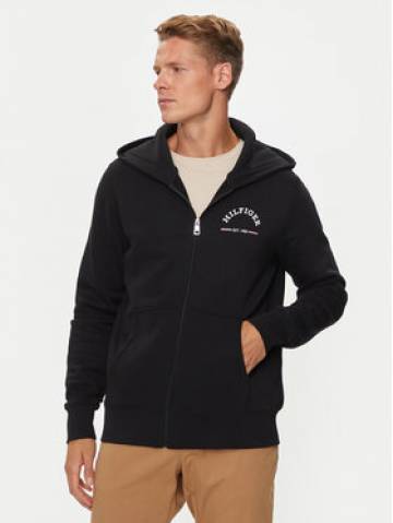 Tommy Hilfiger Світшот Roundall MW0MW35571 Чорний Regular Fit Tommy Hilfiger Світшот Roundall MW0MW35571 Чорний Regular Fit