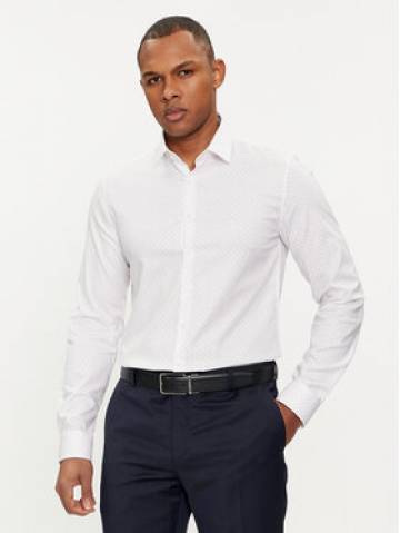 Calvin Klein Сорочка Micro Dot K10K112884 Білий Slim Fit Calvin Klein Сорочка Micro Dot K10K112884 Білий Slim Fit