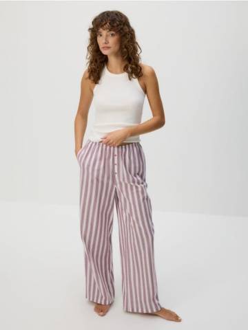 Reserved - Піжамні штани - рожевувато-ліловий - 216EY-34X