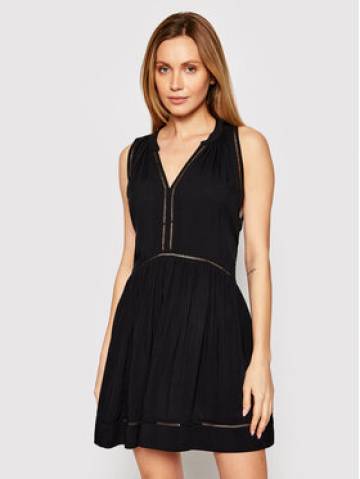 Seafolly Літня сукня Ladder Detail 52931-DR Чорний Relaxed Fit Seafolly Літня сукня Ladder Detail 52931-DR Чорний Relaxed Fit