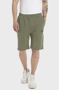 Мужские оливковые шорты Оливковый M Replay M9977 .000.23650P