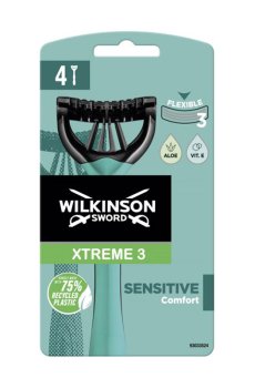 Одноразовые бритвы мужские Wilkinson Sword Xtreme3 Sensitive, 4 шт