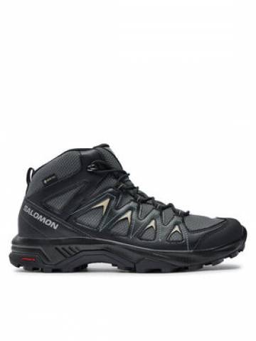 Salomon Трекінгові черевики X Braze Mid Gore-Tex L47430500 Чорний Salomon Трекінгові черевики X Braze Mid Gore-Tex L47430500 Чорний