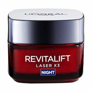 Уценка! Ночная крем-маска для лица LOreal Paris Revitalift Laser Х3, регенерирующая, 50 мл Уценка! Ночная крем-маска для лица LOreal Paris Revitalift Laser Х3, регенерирующая, 50 мл