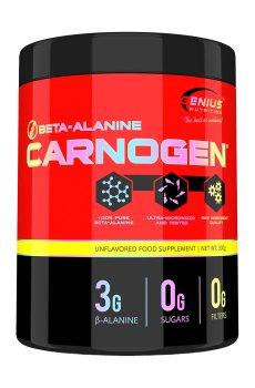 Предтренировочный комплекс Genius Nutrition Carnogen Beta-Alanine Без вкуса, в порошке, 300 г