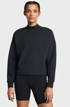 Женский черный свитшот Unstoppable Txt Mock Neck Черный M Under Armour 1386491-001
