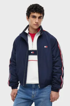 Мужская темно-синяя куртка TAPE ESSENTIAL Синий L Tommy Jeans DM0DM23218
