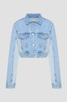 Женская голубая джинсовая куртка Голубой S Moschino J0503.3719;1303