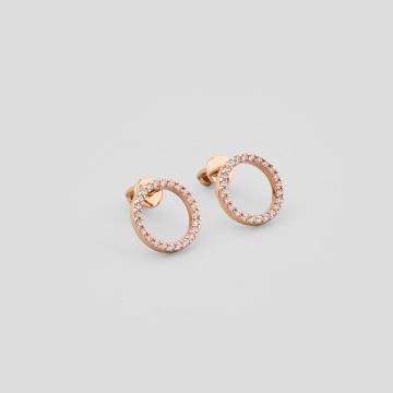 Золотые серьги Minimal ЗЛК-0396-ч Золотые серьги Minimal ЗЛК-0396-ч