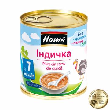 Детское мясное пюре Hame индейка, от 7 месяцев, 100 г Детское мясное пюре Hame индейка, от 7 месяцев, 100 г