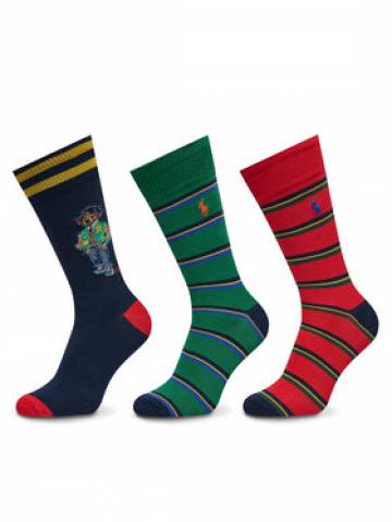 Polo Ralph Lauren Набір 3 пар високих чоловічих шкарпеток 449958860001 Кольоровий Polo Ralph Lauren Набір 3 пар високих чоловічих шкарпеток 449958860001 Кольоровий