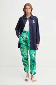 Хлопковая рубашка Lauren Ralph Lauren