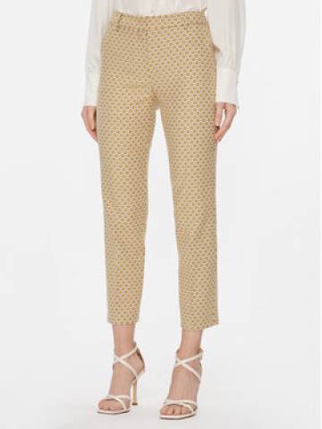 Weekend Max Mara Штани з тканини Odile 2415131041 Жовтий Regular Fit Weekend Max Mara Штани з тканини Odile 2415131041 Жовтий Regular Fit