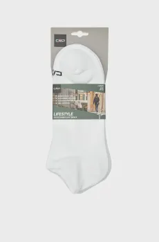 Мужские белые носки (3 пары) BAMBOO INVISIBILE Белый 46-48 CMP 3I81347-A001