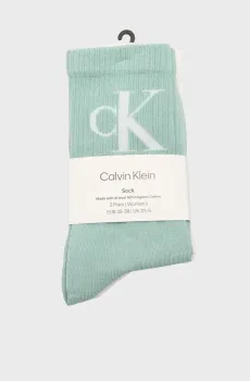 Женские носки (2 пары) MONOGRAM Разноцветный 35-38 Calvin Klein 701228811