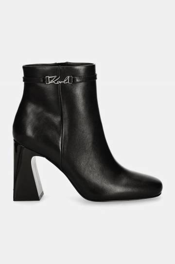 Полусапожки Karl Lagerfeld ASTRA NOVA женские цвет чёрный каблук кирпичик KL33150 Полусапожки Karl Lagerfeld ASTRA NOVA женские цвет чёрный каблук кирпичик KL33150