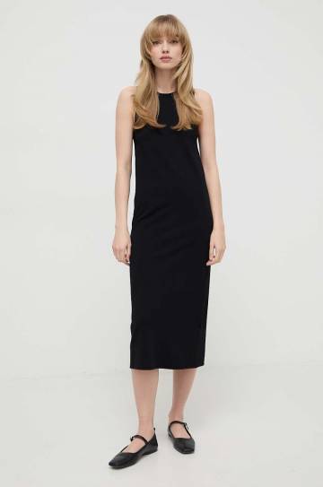 Платье Weekend Max Mara цвет чёрный midi прямая Платье Weekend Max Mara цвет чёрный midi прямая
