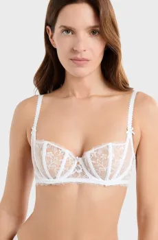 Женский белый бюстгальтер-балконет MASCARADE Белый 70B Etam 6550606