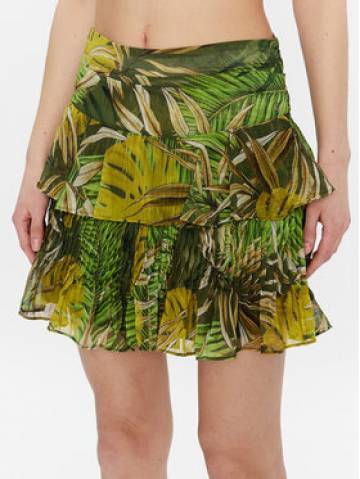 Guess Cпідниця-міні Gilda W3GD63 WDW52 Зелений Regular Fit Guess Cпідниця-міні Gilda W3GD63 WDW52 Зелений Regular Fit