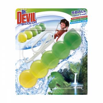 Туалетный блок для унитаза Dr. Devil Природная свежесть, 35 г Туалетный блок для унитаза Dr. Devil Природная свежесть, 35 г