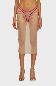 Женская бежевая юбка O-LYLA Бежевый S Diesel A13588 0LKAM