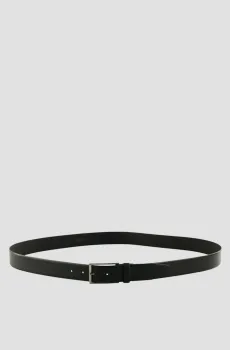 Мужской черный кожаный ремень Черный 100 BOSS 50541170;001