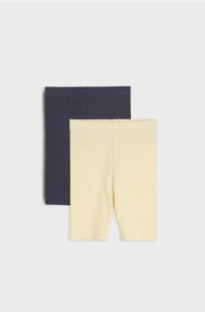 Бавовняні велосипедки – набір 2 шт - різнобарвний