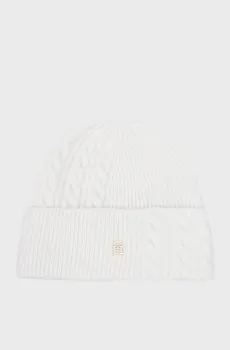 Женская светло-серая шапка ELEVATED Серый ONESIZE Tommy Hilfiger AW0AW17784
