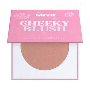 Уценка! Компактные румяна для лица Miyo Cheeky Blush Rouge Powder Delightfully Pinky Cheeks 03 False Peach, 8 г Уценка! Компактные румяна для лица Miyo Cheeky Blush Rouge Powder Delightfully Pinky Cheeks 03 False Peach, 8 г