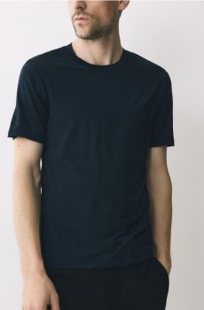 Reserved - Футболка slim з мериносової вовни - темно-синій - 991IR-59X