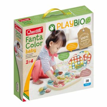Іграшка-мозаїка Quercetti Play Bio Fantacolor baby 21 елемент (84405-Q) Іграшка-мозаїка Quercetti Play Bio Fantacolor baby 21 елемент (84405-Q)
