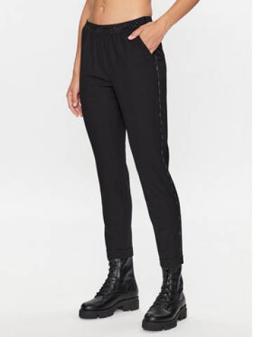Liu Jo Штани з тканини TF3269 TS423 Чорний Regular Fit Liu Jo Штани з тканини TF3269 TS423 Чорний Regular Fit