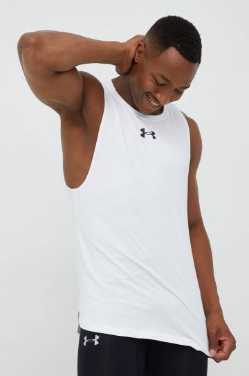 Футболка Under Armour Baseline мужская цвет белый 1361901 Футболка Under Armour Baseline мужская цвет белый 1361901