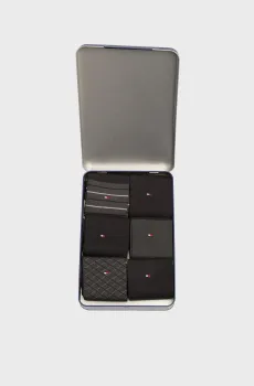 Мужские носки (6 пар) GIFTBOX BIRDEY Разноцветный 39-42 Tommy Hilfiger 701235373