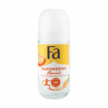 Дезодорант шариковый женский Fa Empowering Moments Цедра апельсина и базилик, 50 мл Дезодорант шариковый женский Fa Empowering Moments Цедра апельсина и базилик, 50 мл