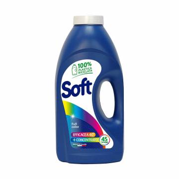 Гель для стирки Soft Full Color на основе натурального мыла, 45 стирок, 2.25 л Гель для стирки Soft Full Color на основе натурального мыла, 45 стирок, 2.25 л
