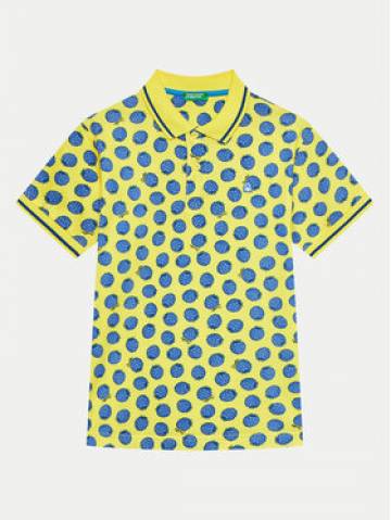 United Colors Of Benetton Поло 361YC301H Жовтий Regular Fit United Colors Of Benetton Поло 361YC301H Жовтий Regular Fit