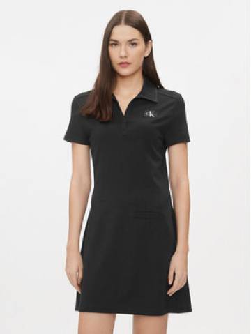 Calvin Klein Jeans Повсякденна сукня Milano Utility J20J222532 Чорний Regular Fit Calvin Klein Jeans Повсякденна сукня Milano Utility J20J222532 Чорний Regular Fit