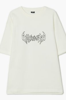 Cropp - Футболка з принтом - кремовий