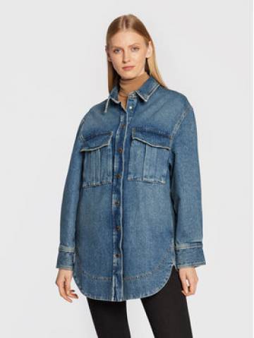 Pinko Джинсова куртка Ululato 1J111G A05T Голубий Oversize Pinko Джинсова куртка Ululato 1J111G A05T Голубий Oversize