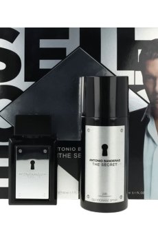 Парфюмированный набор мужской Antonio Banderas The Secret (туалетная вода, 50 мл + дезодорант-спрей, 150 мл)