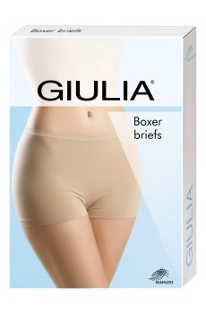 Трусы-шортики женские Giulia Boxer Briefs, Black, размер S/M
