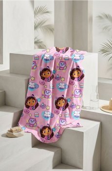 Рушник Gabbys Dollhouse - рожевий
